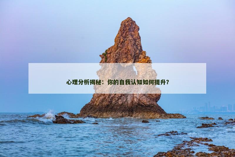 心理分析揭秘：你的自我认知如何提升？